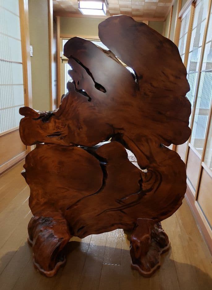 屋久杉　ついたて　(テーブルにもなります)