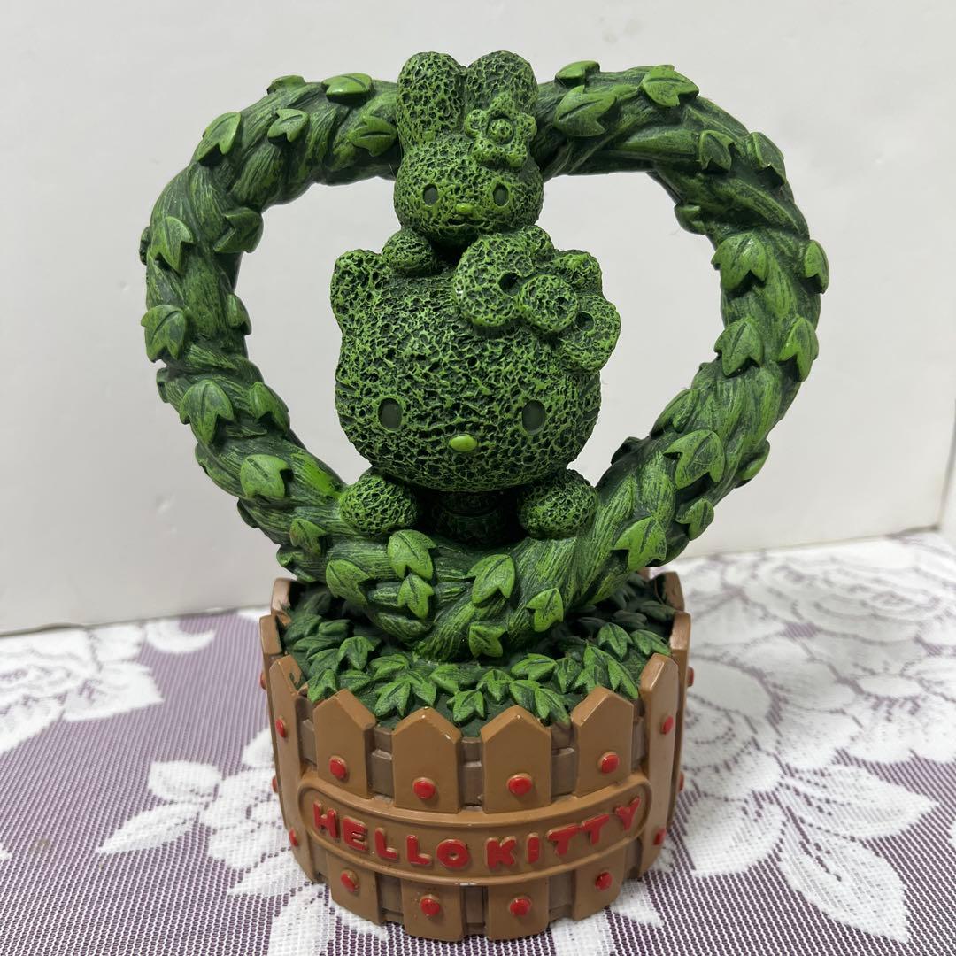 新品❤️ハローキティ トピアリー ハートリース型 置物 サンリオ　2000年