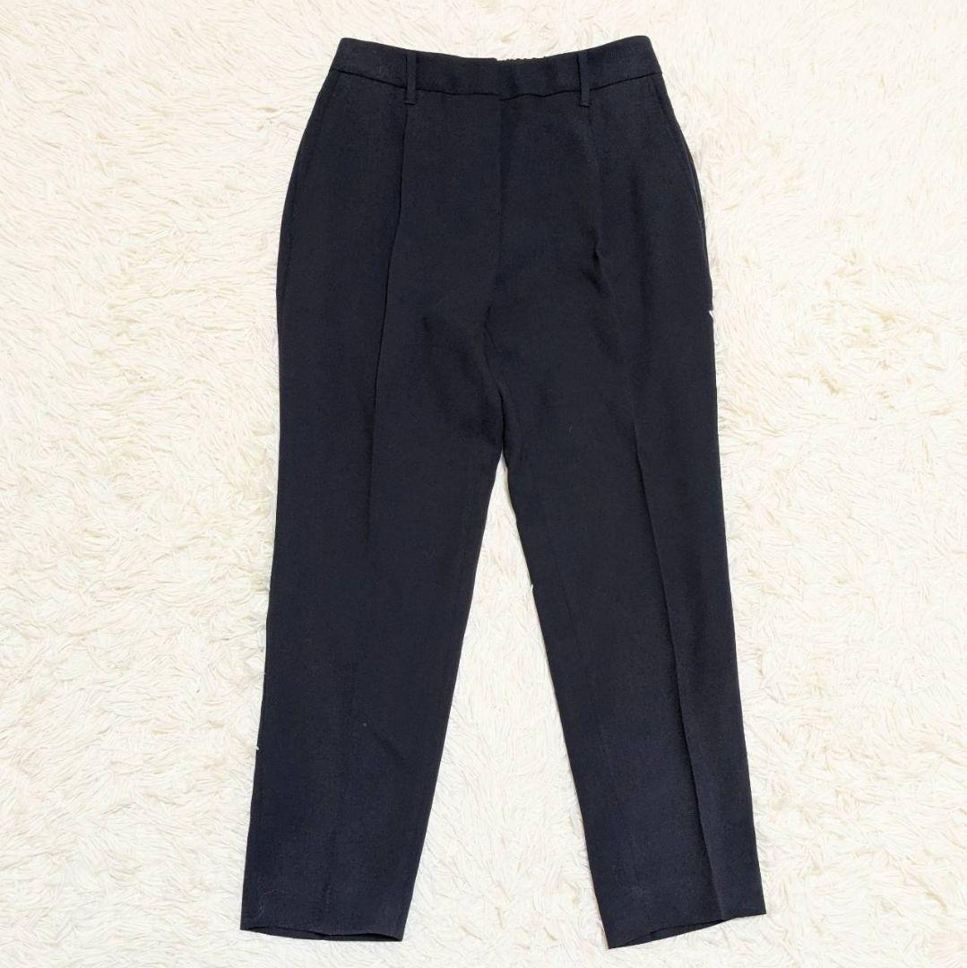 ✨美品✨ プラステ パンツスーツ セットアップ 洗える ネイビー M