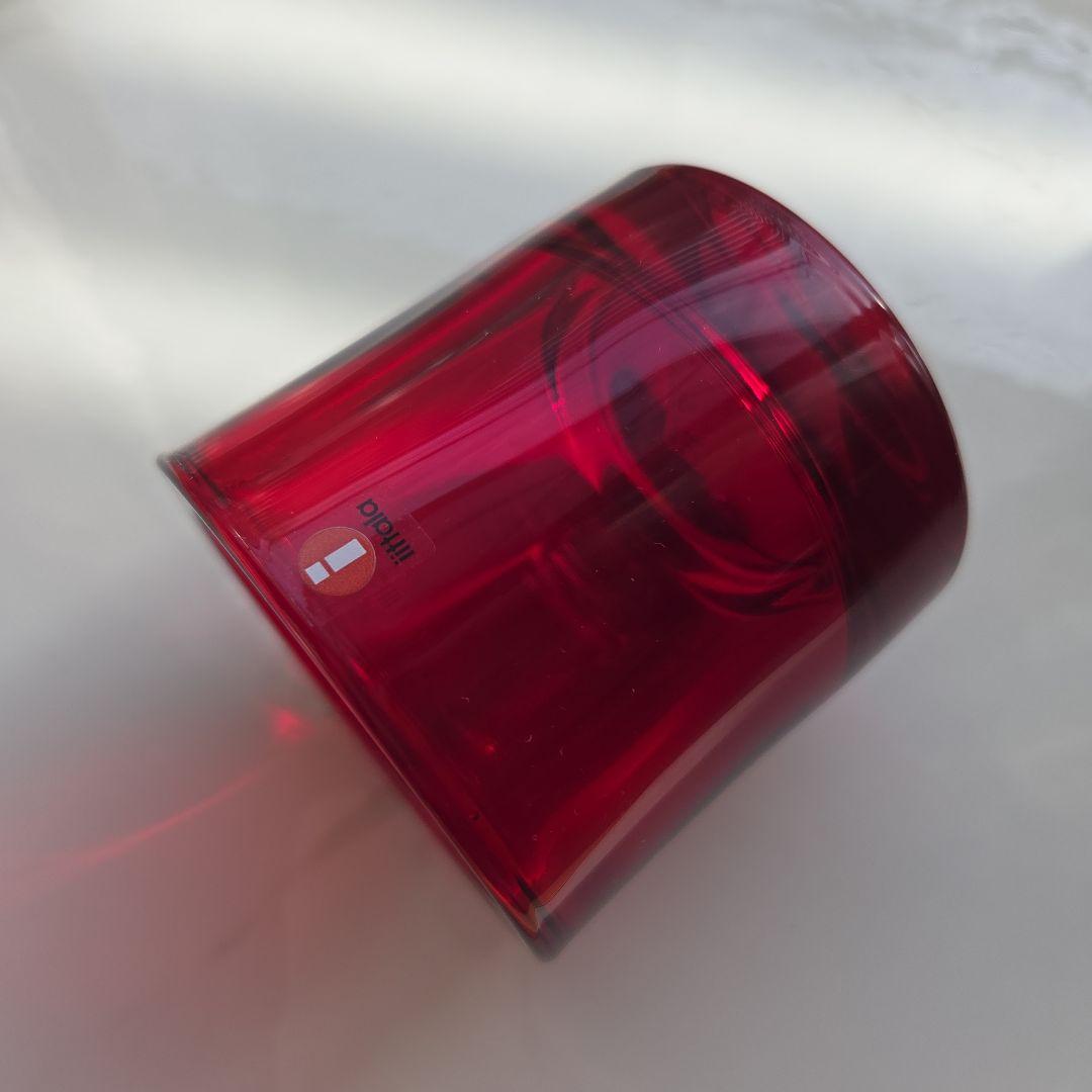  KIVI キャンドルホルダー 大 80㎜ 　レッド