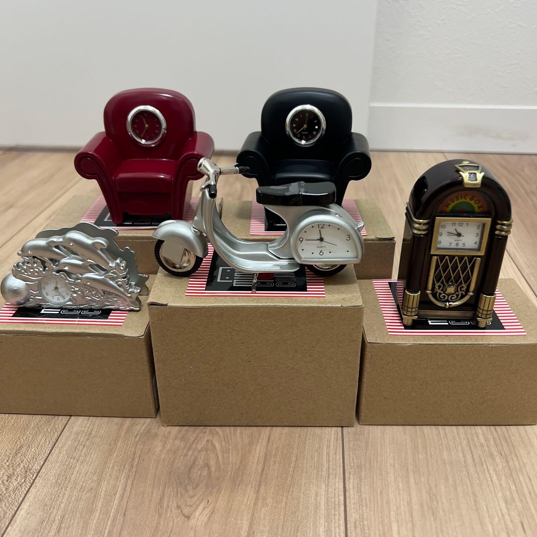 ミニチュアクロックコレクション 置時計