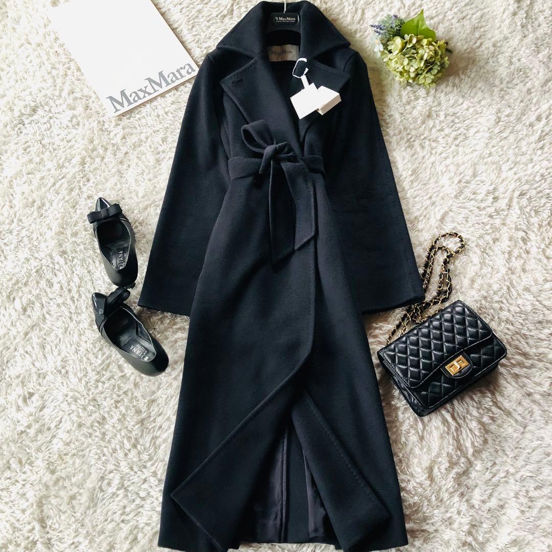 現行モデル✨美品 マックスマーラ マニュエラコート キャメル100% 濃紺 40