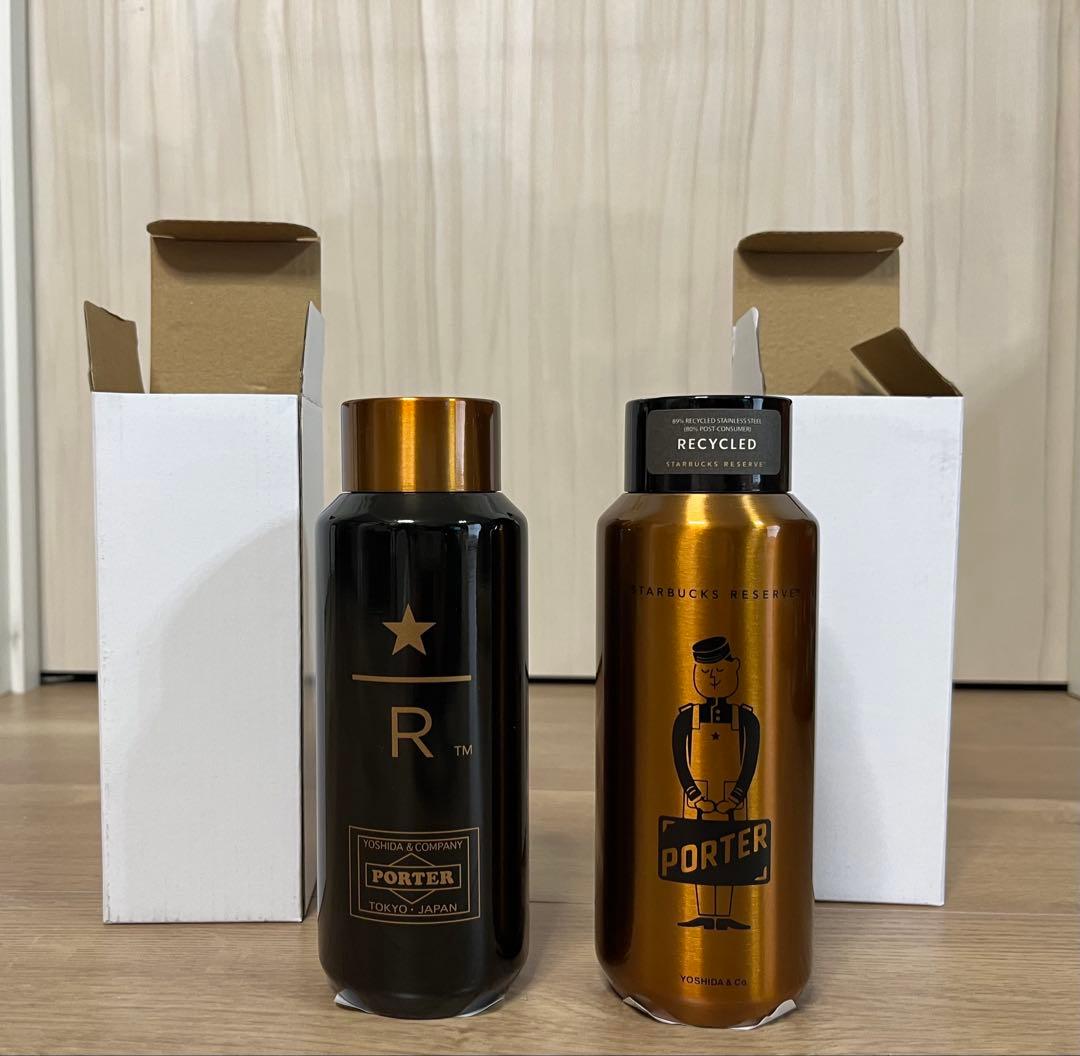 ♡新品未使用♡ スターバックス × ポーター リサイクルステンレスボトル