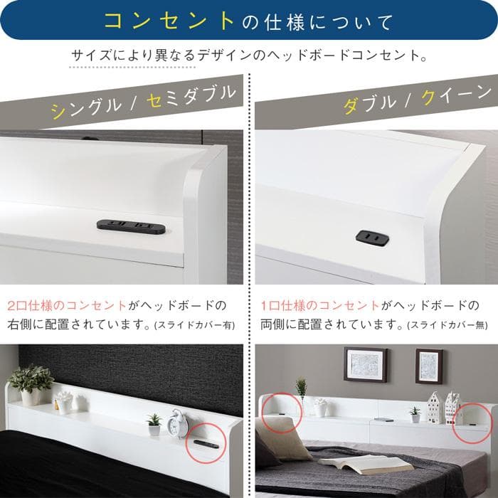 【R】クイーン　マットレスなし【収納あり】 送料込み！【ダークグレー】