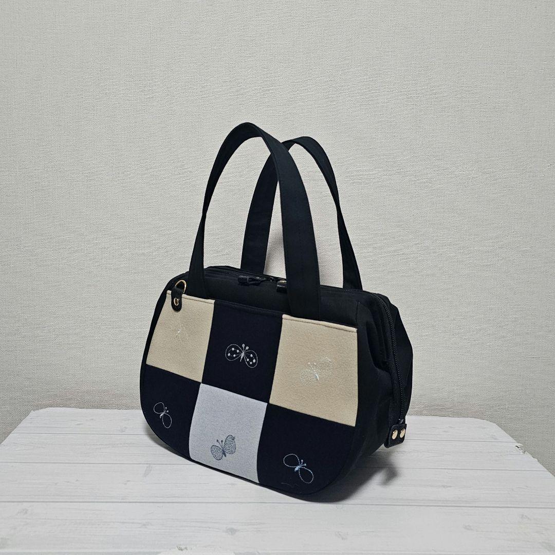 ぽってりボストンL dop choucho ミナペルホネン カケラピースmix