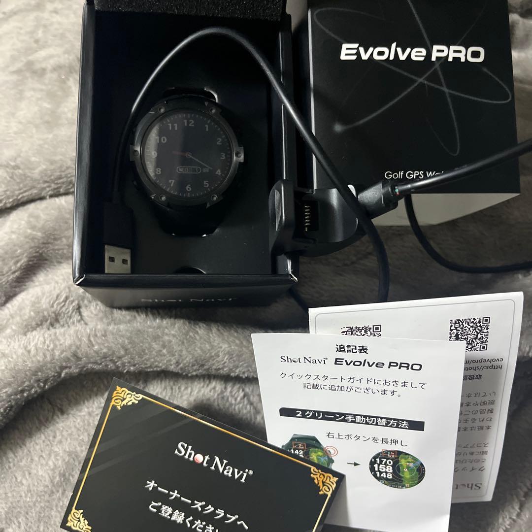 Shot Navi Evolve PRO ゴルフ GPSウォッチ