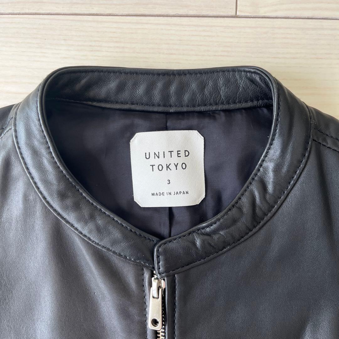 UNITED TOKYO ラムレザーシングルライダース