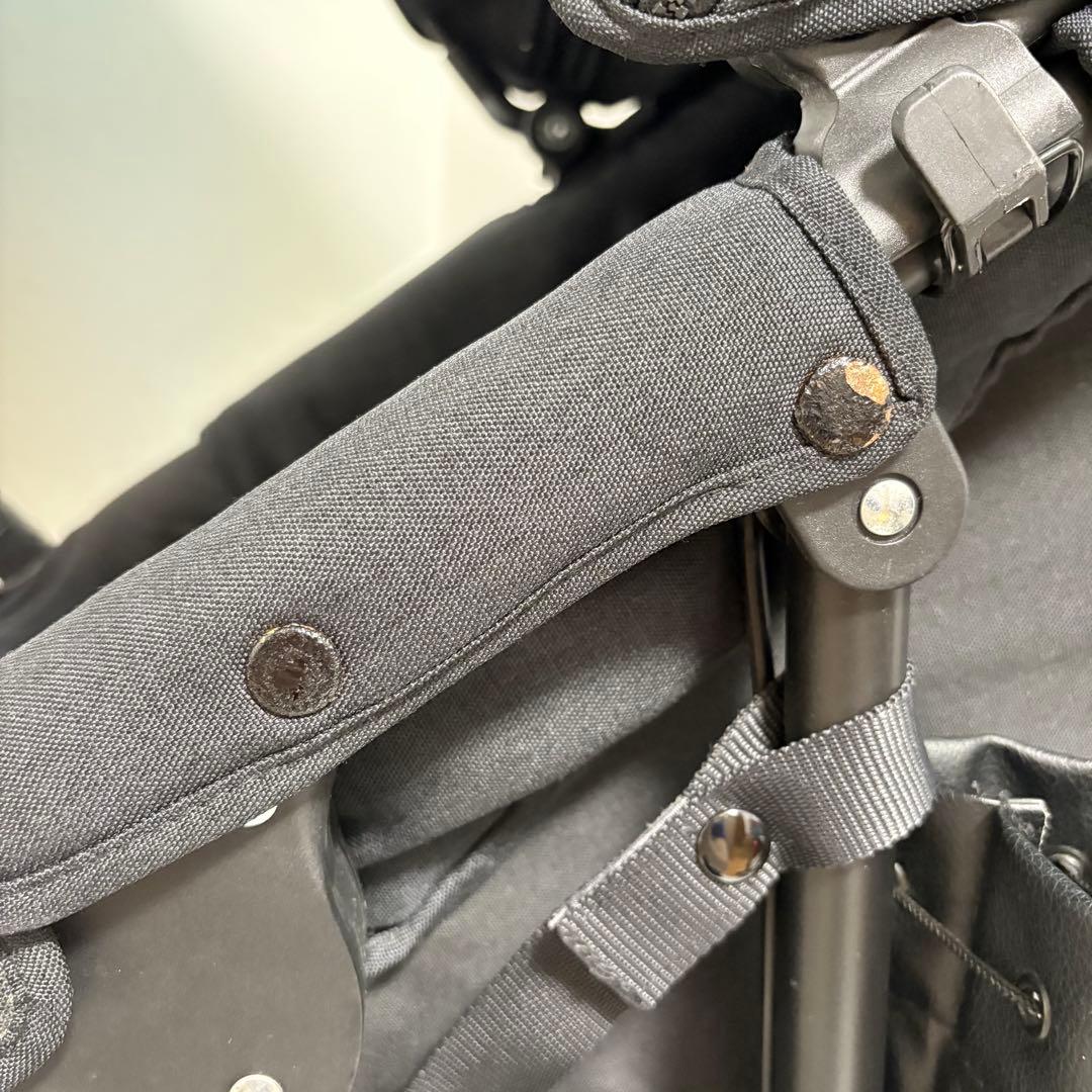 未使用に近い✨エアバギー ココプレミアフロムバース ブラック　レインカバー付き