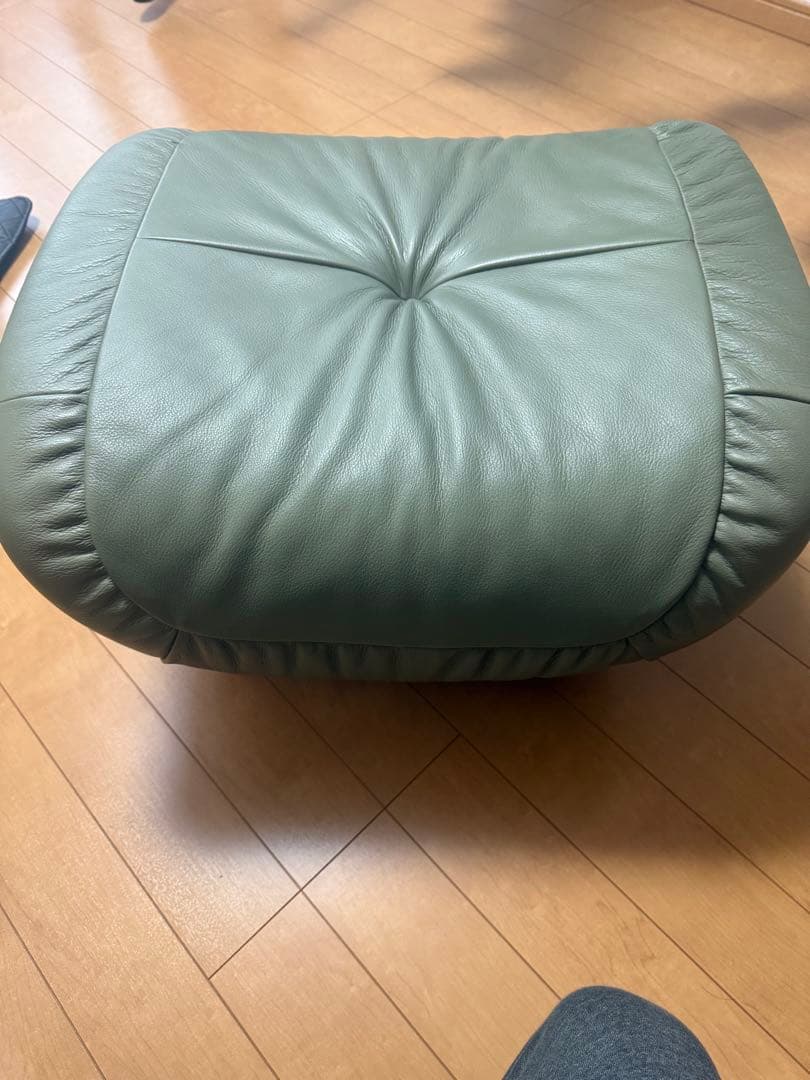 2個セット　karimoku レザー 本革 キャスター付き