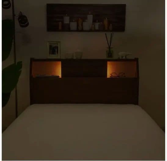 ニトリ ブラウン ベットフレーム クイーンサイズ