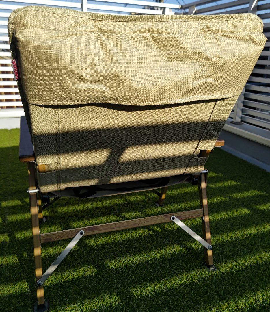 GROUSE グラウスチェア　クッション　2脚　サンド　アウトドア　冬キャンプ