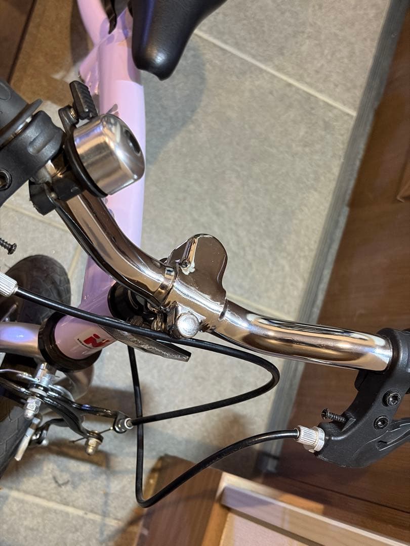 【美品】へんしんバイク2 パープル　幼児用自転車（ストライダー）