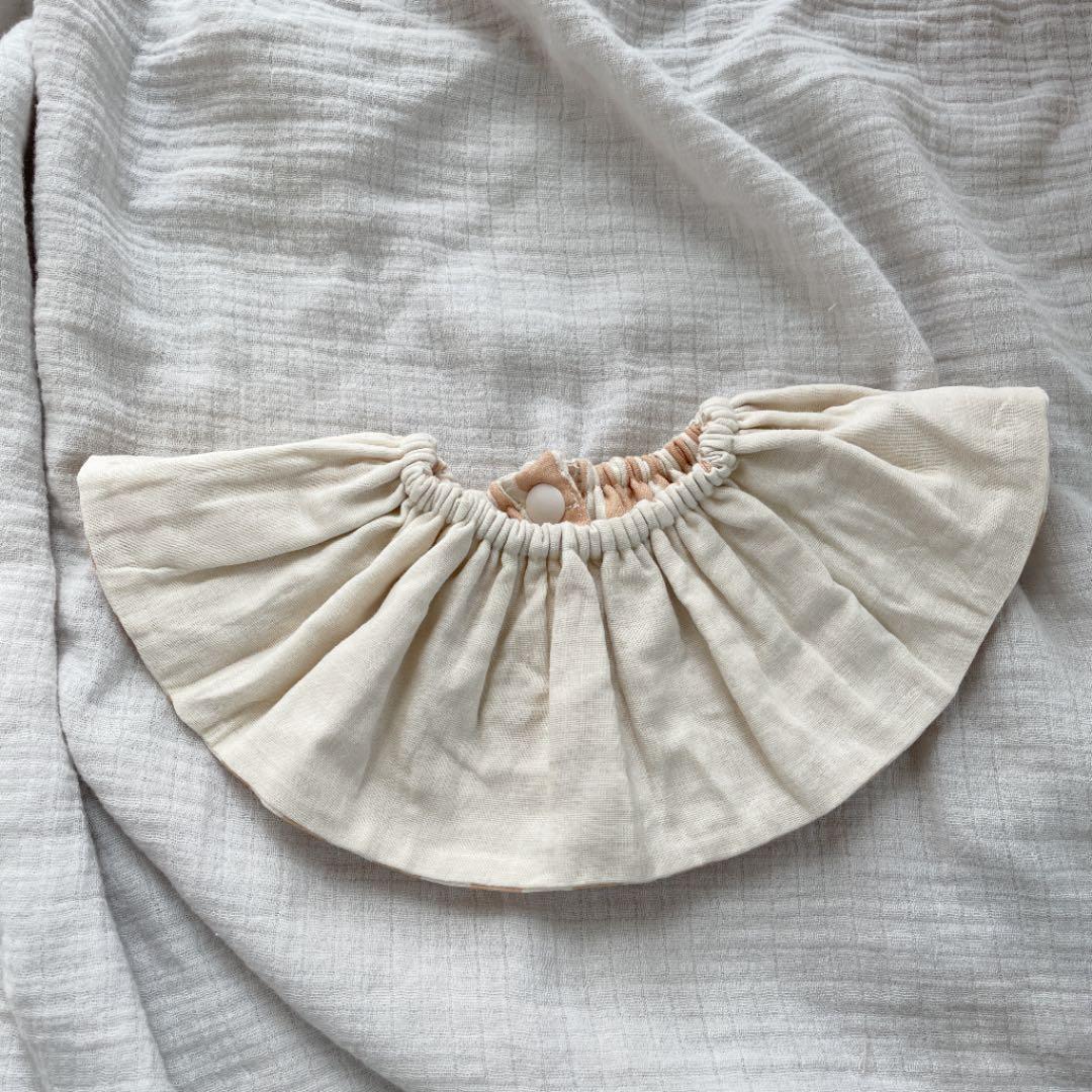 再販★ミルク×カフェオレストライプ★ハンドメイド スタイシンプル