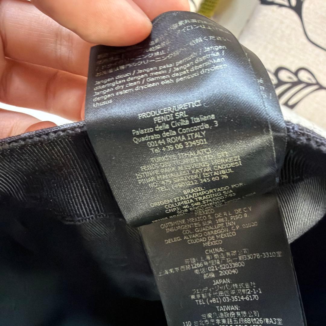 最終お値下げ正規品フェンディFENDI帽子FF柄キャップ帽ハットズッカ柄