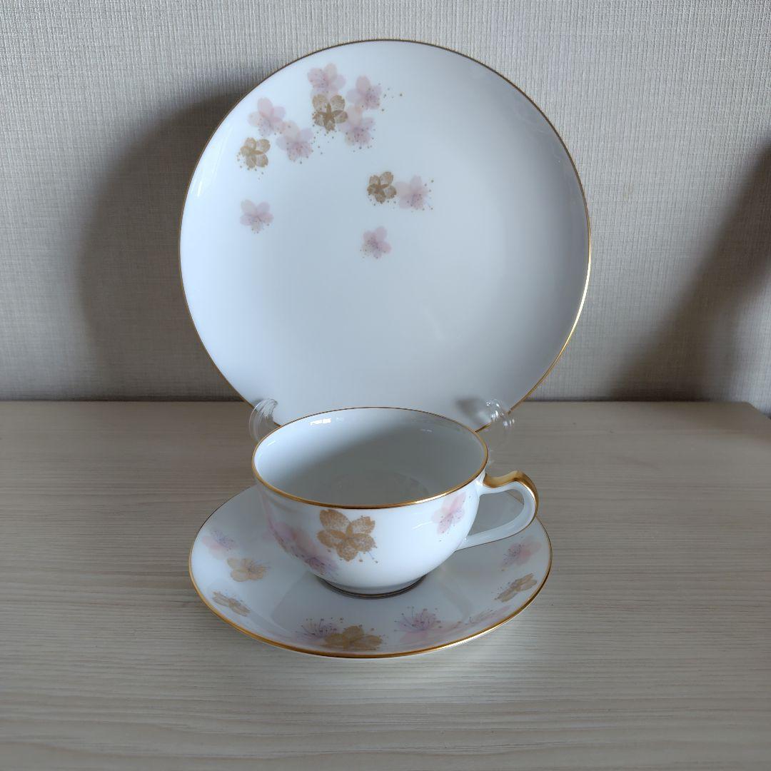 ☆新品未使用！☆大倉陶園 初御代桜 C＆S 3点セット JBマーク