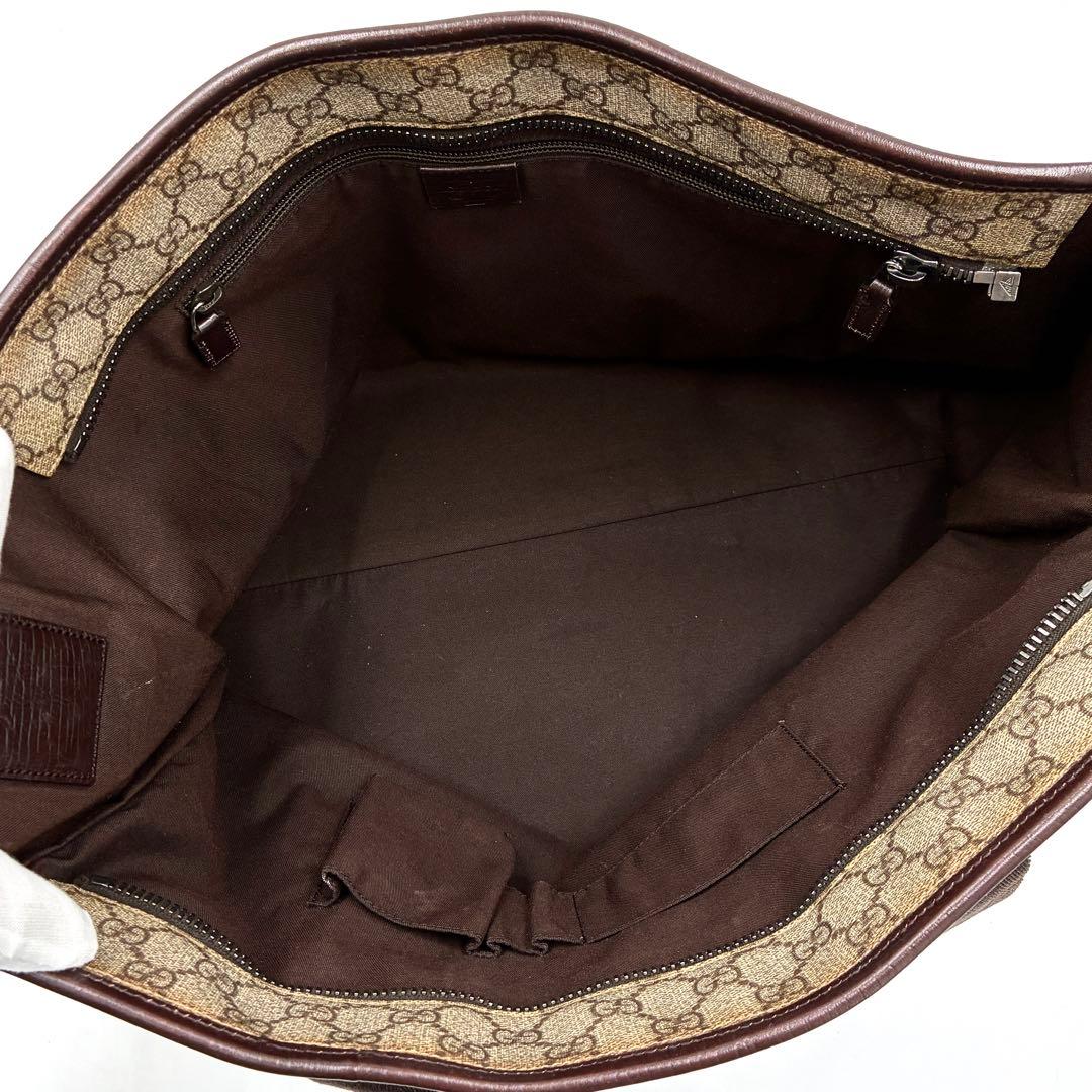 激レア・美品 グッチ 2way トートバッグ GG スプリーム ロゴ メンズ