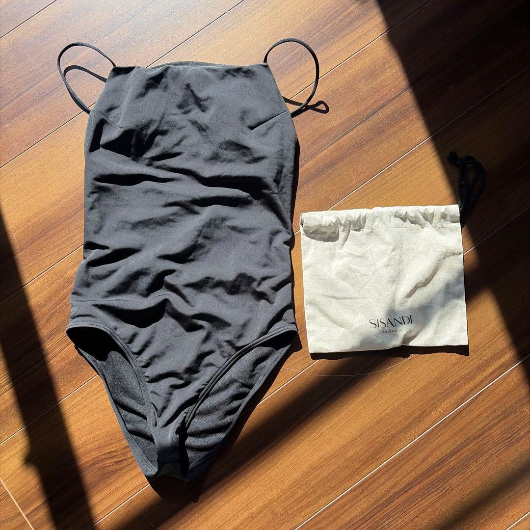 SISANDI MIES CLASSIC 黒 収納袋付水着 サイズ1