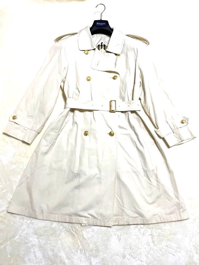 【美品】Burberrys トレンチコート　金ボタン　ノバチェック