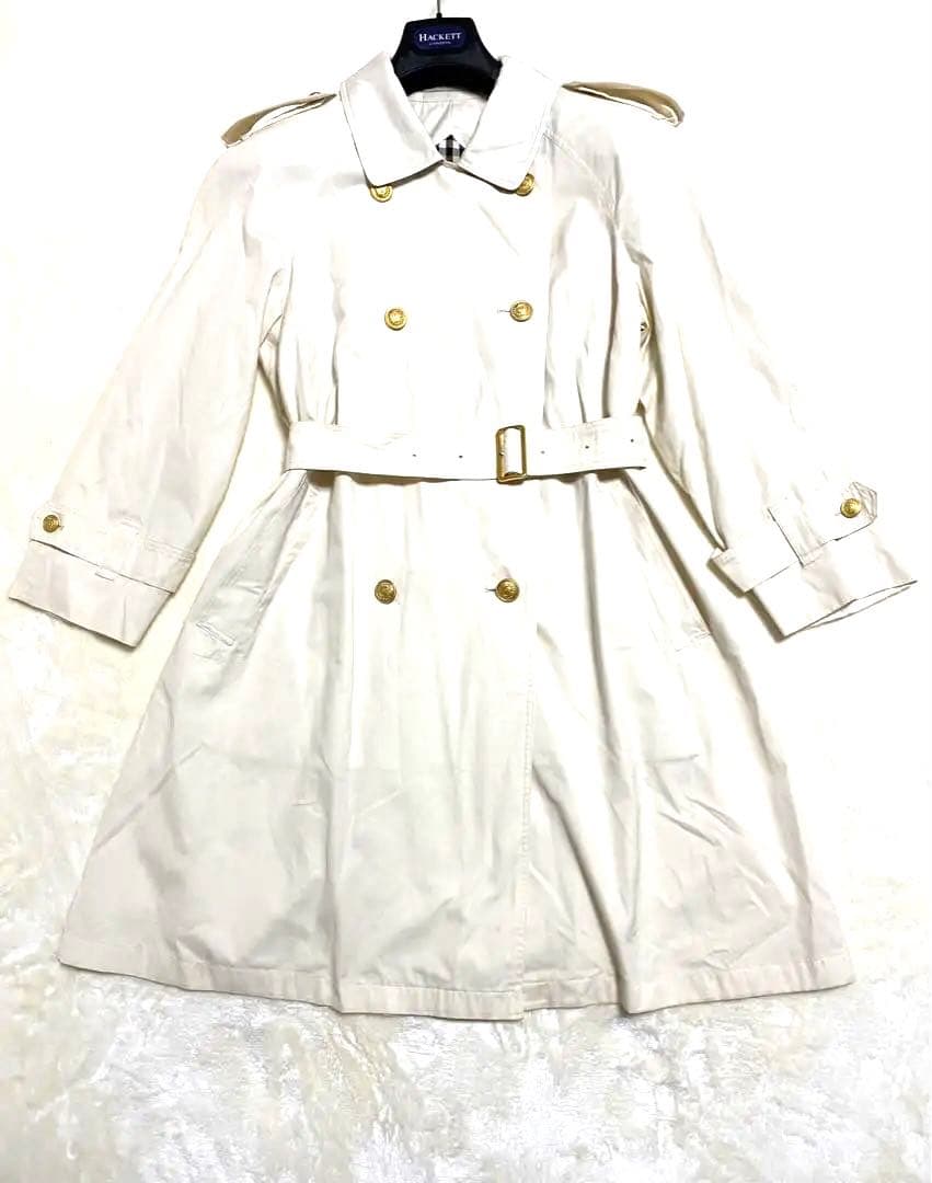 【美品】Burberrys トレンチコート　金ボタン　ノバチェック