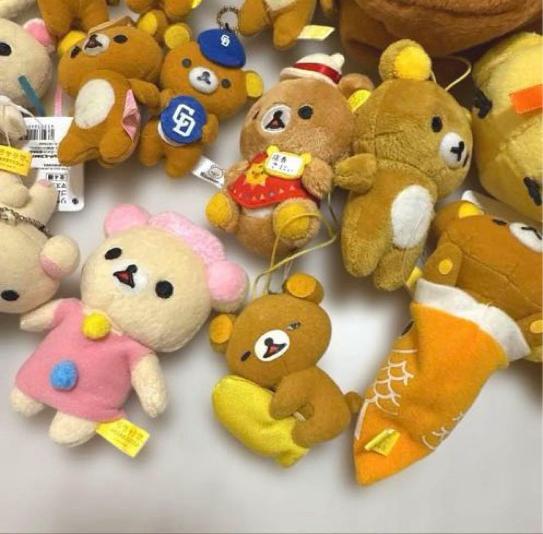 リラックマ　コリラックマ　キイロイトリ　ぬいぐるみ　マスコット　セット