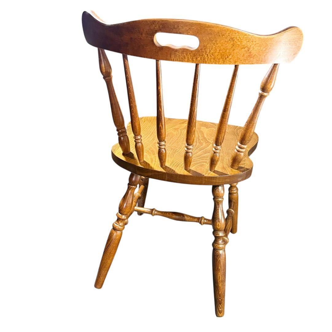 HR913 柏木工　ウィンザーチェア　ダイニングチェア　スピンドルバック