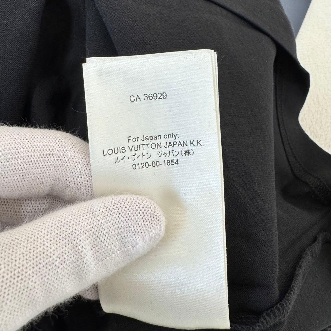 新品✨LOUIS VUITTON LIVEプリント　半袖　ブラック　Sサイズ