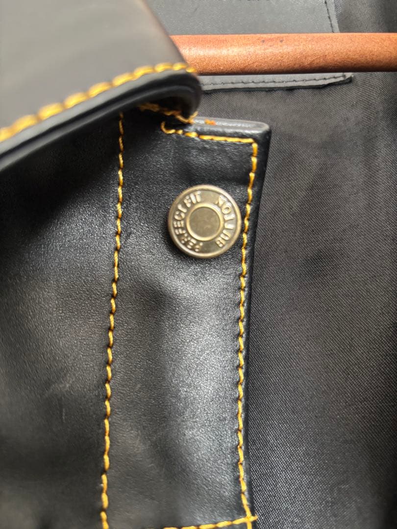 【超美品】ホースハイドレザージャケット 黒