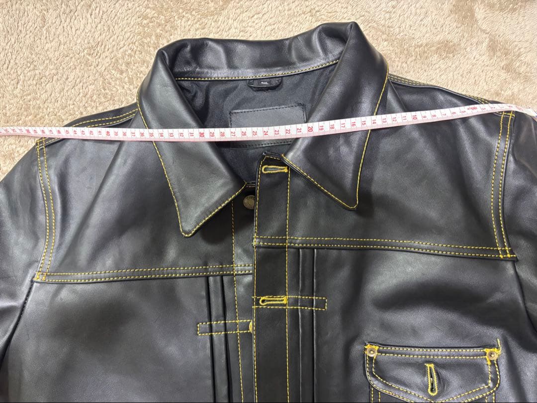 【超美品】ホースハイドレザージャケット 黒