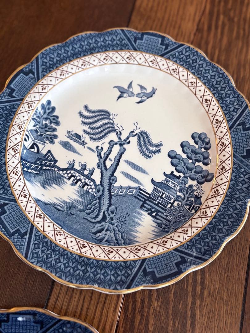 ブース社のリアルオールドウィロー ディナープレート4枚