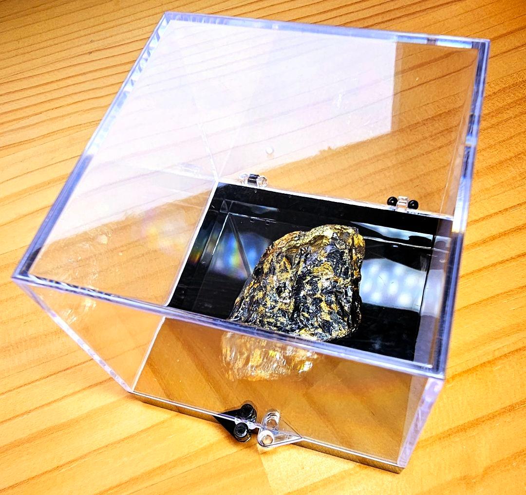 スペイン産 スファレライト 閃亜鉛鉱（せんあえんこう）原石 パイライト共生