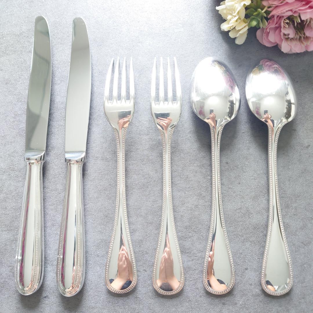 クリストフル パール テーブルサイズ 6点