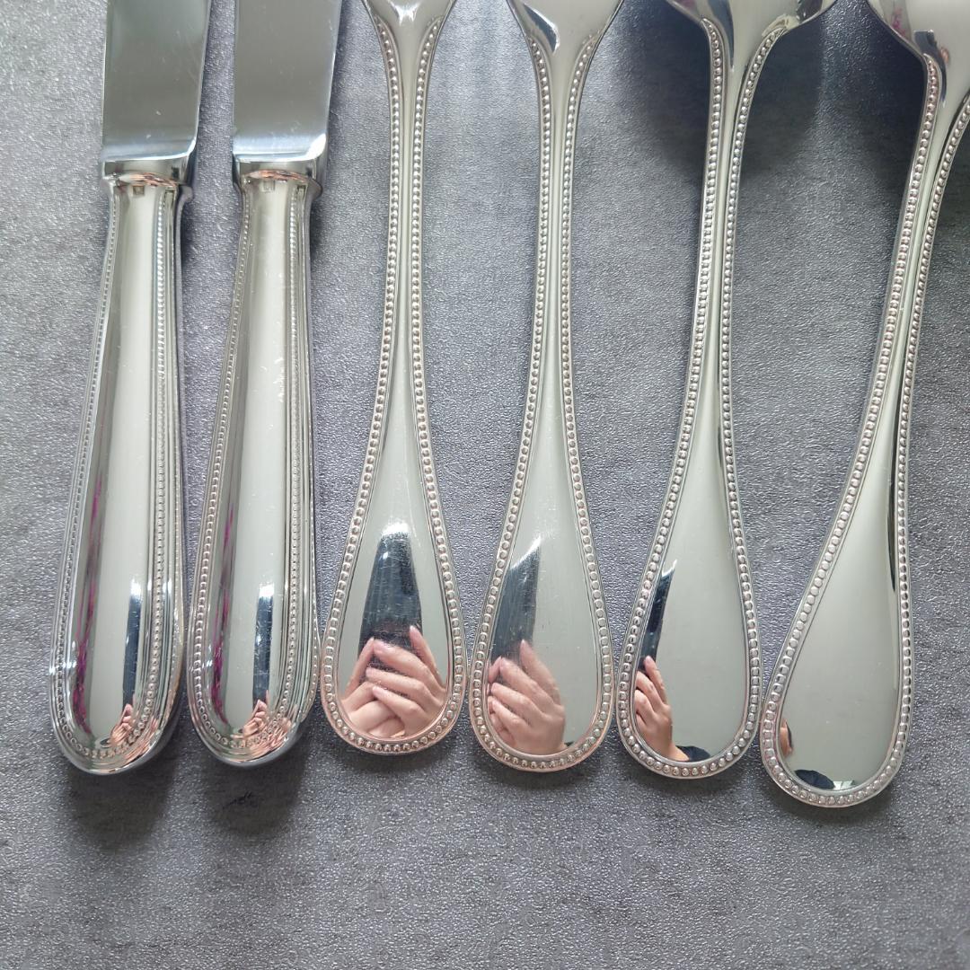 クリストフル パール テーブルサイズ 6点