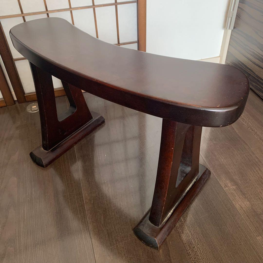 北海道民芸家具　脇息　ひじ掛け　和室