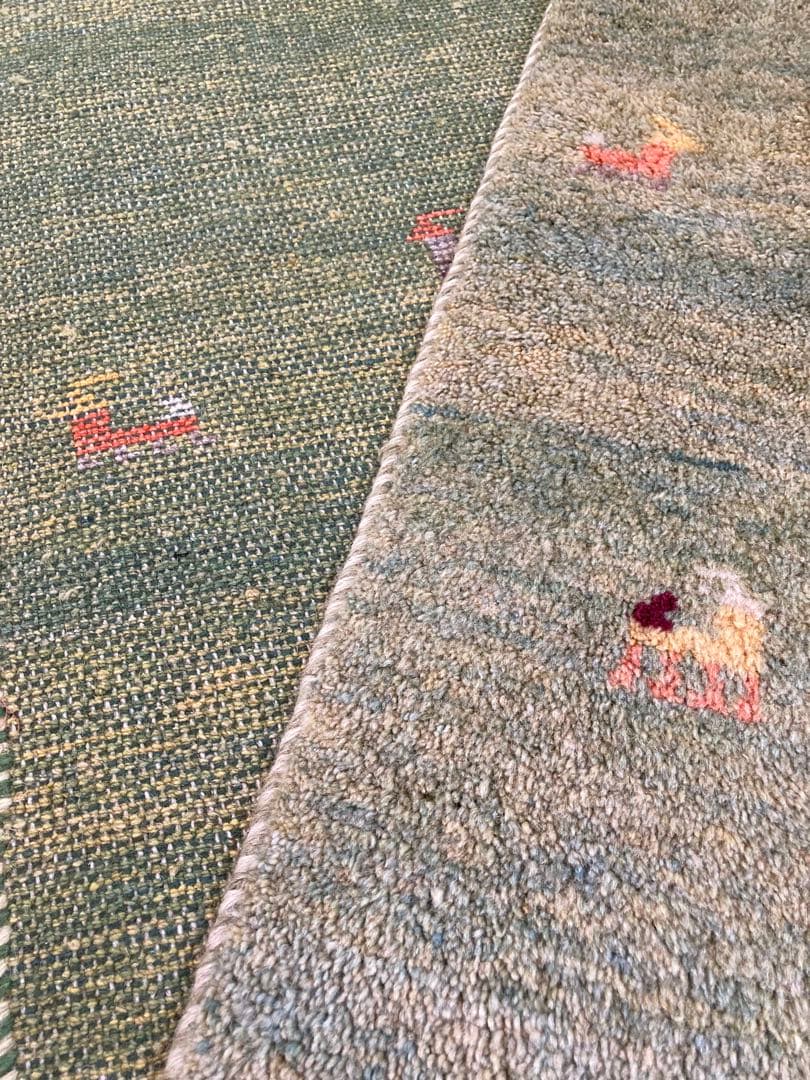 イラン産　ギャベ　手織り　ウール