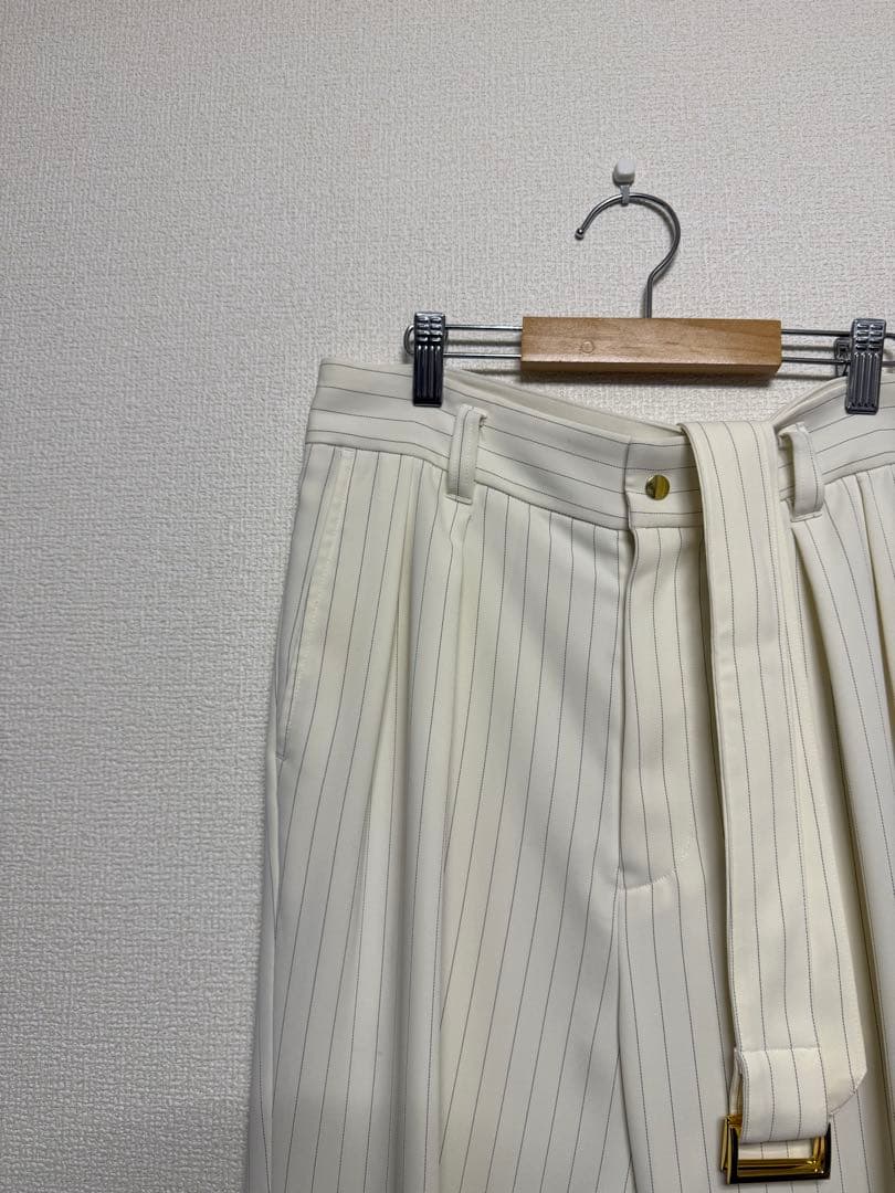 CULLNI 22SS ストライプ　MA-1 ブルゾン　スラックス　セットアップ