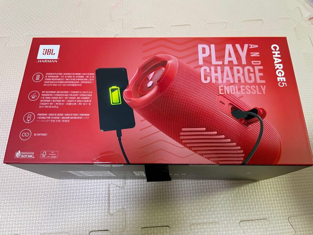 ♦️新品。未開封♦️JBL Charge 5 レッド