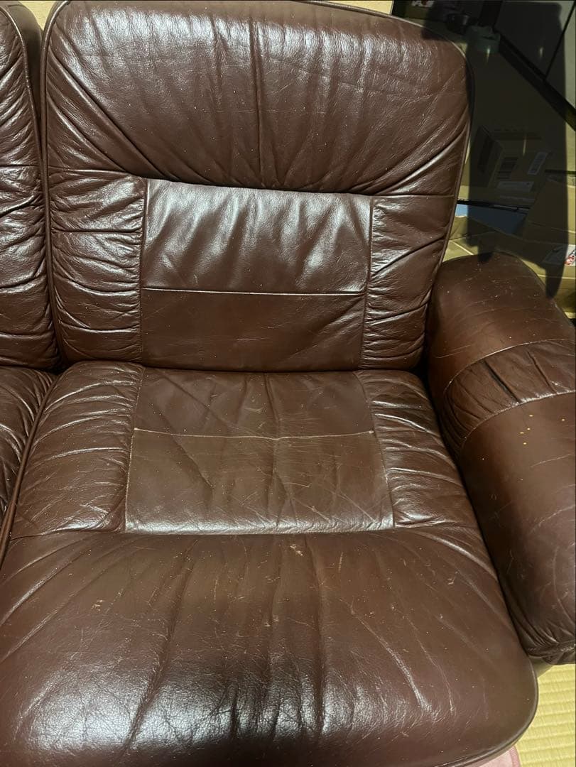 アメリカンヴィンテージソファ大型4人掛け