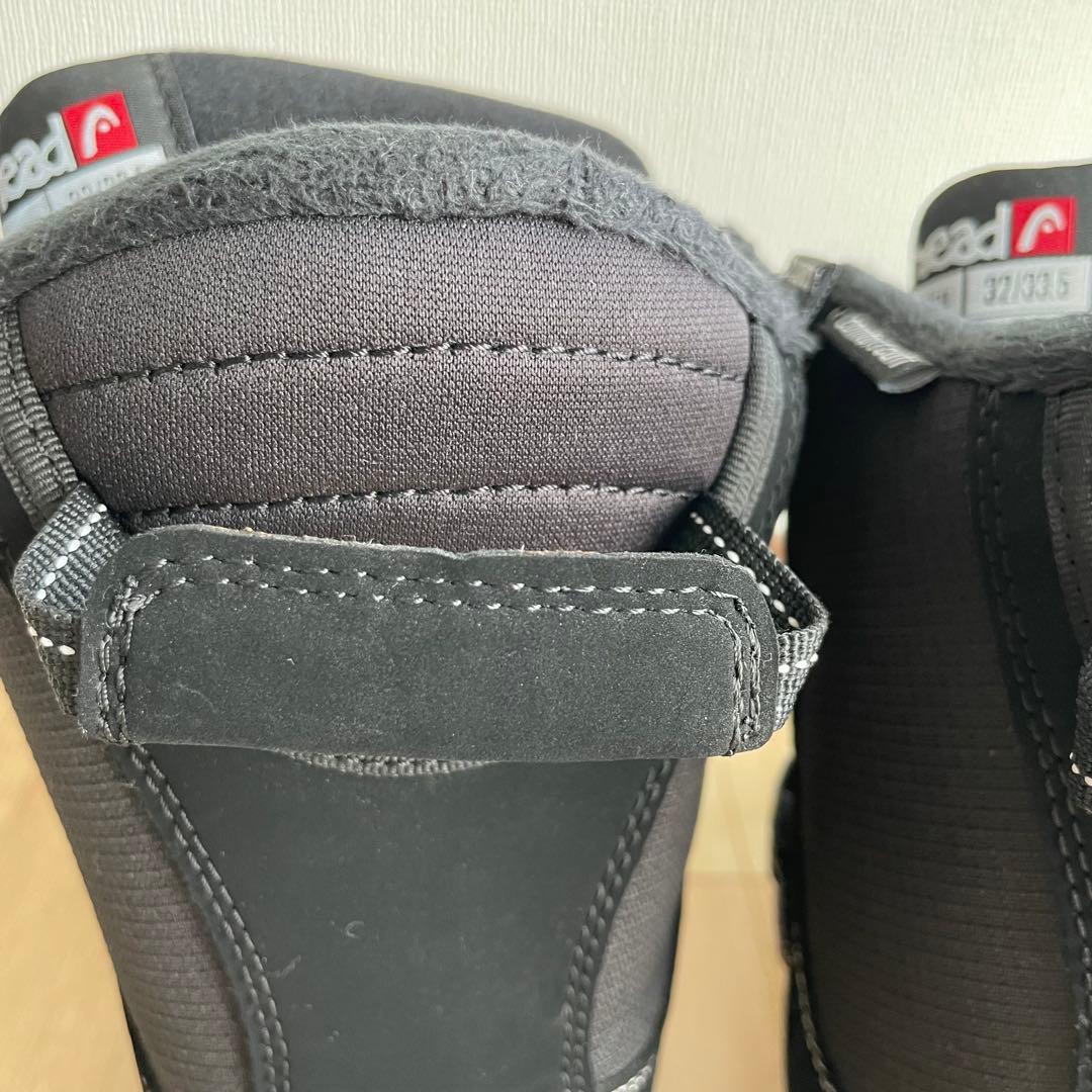 head 子ども用スノーボードブーツ ブラック　BOA 20.5-21.5