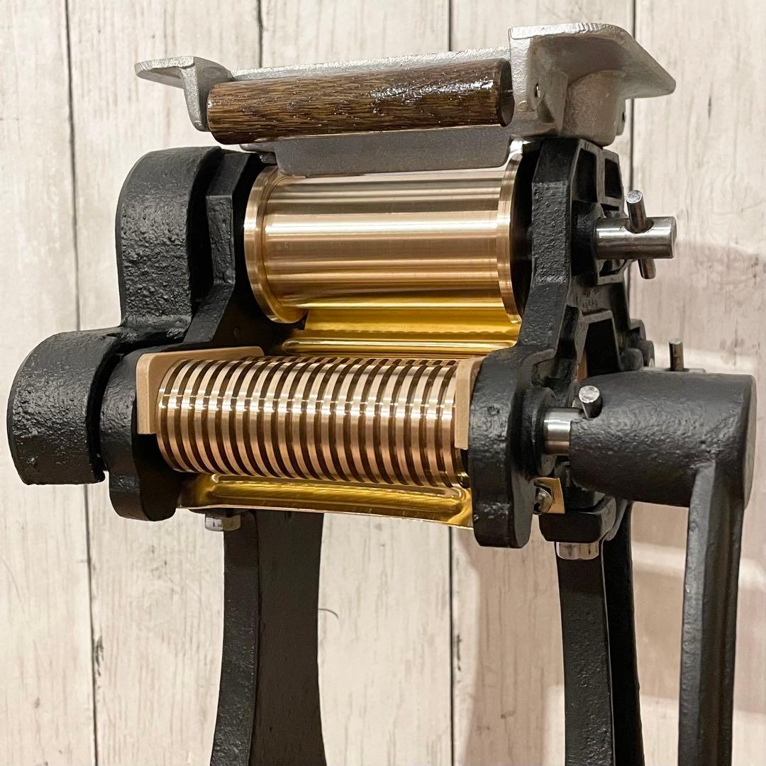 小野式製麺機　両刃 4.2mm＋2.2mm 【2507-04】 説明書コピー付き