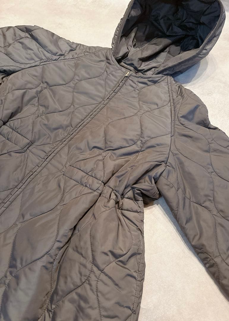 23区 大きいサイズ 洗える 撥水加工 中綿 ロングパディングアウター コート