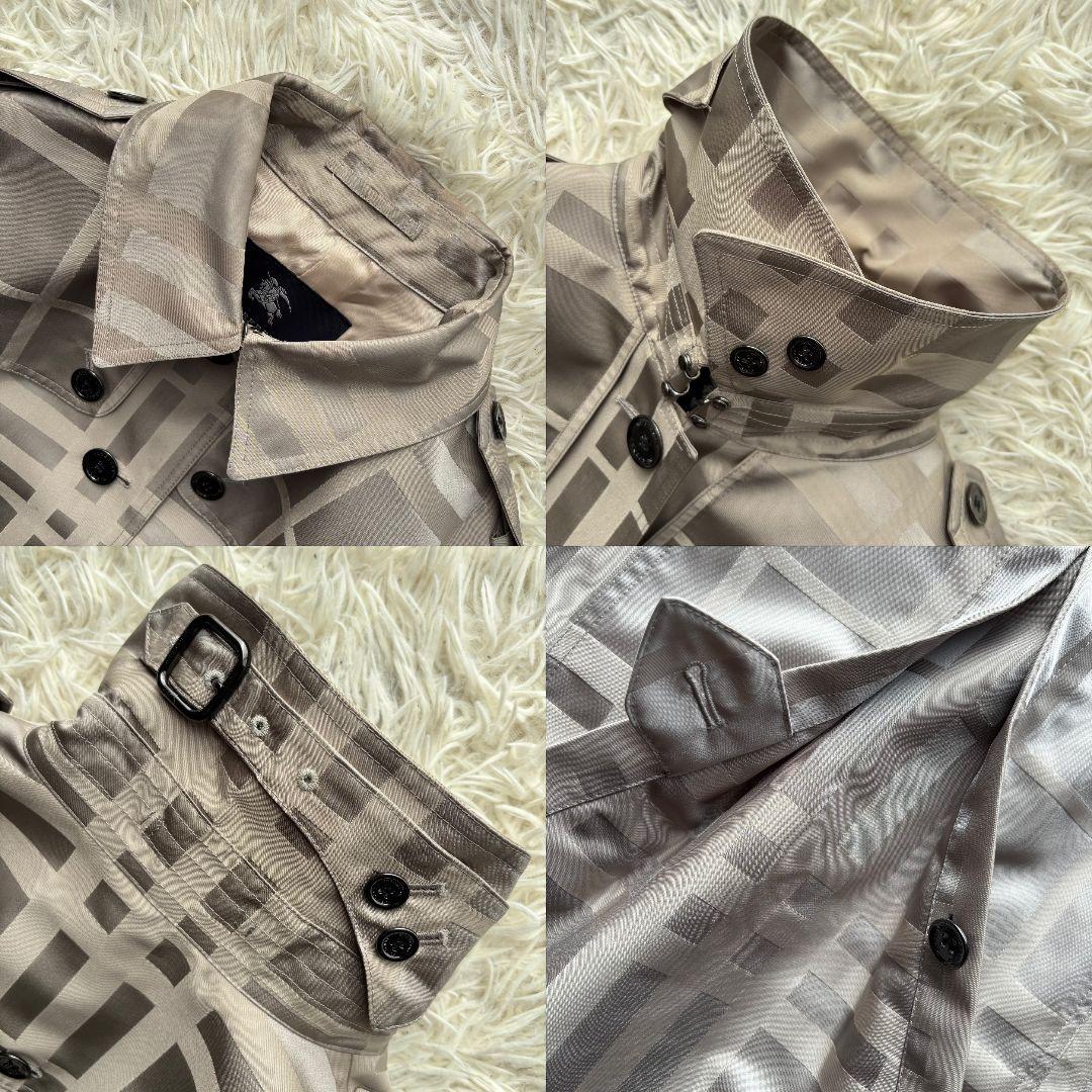 【超激レア 美品】バーバリー　トレンチコート　メガチェック　シャドーホース　XL