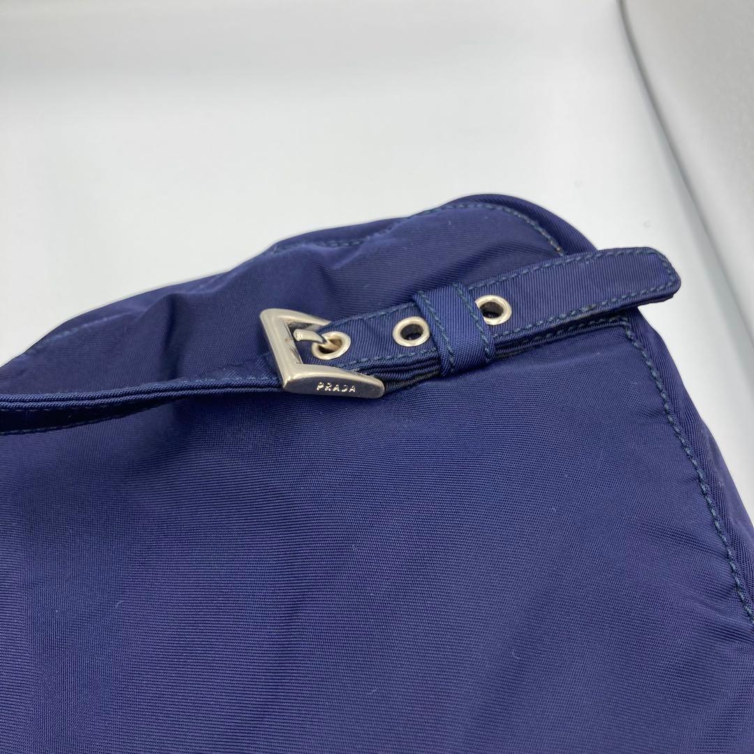 ！極美品！　PRADA プラダ　バックパック　リュック　ネイビー