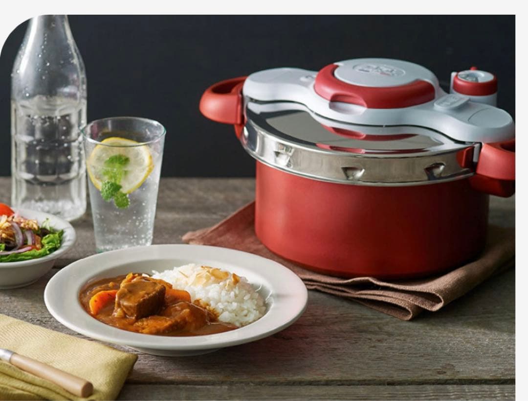 ティファール圧力鍋　クリプソミニット　デュオ　ストロング