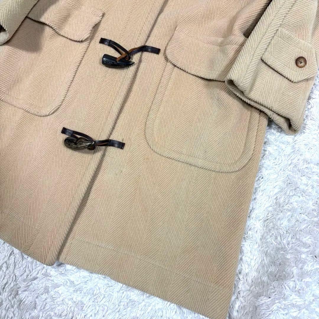 OLD ENGLAND ヘリンボーン　ダッフルコート　ベージュ