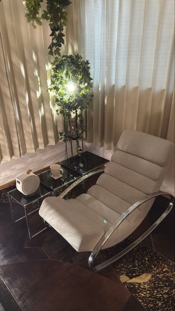 【1点もの】イミテーショングリーン フロアライト オブジェ2点おまけ【引取限定】