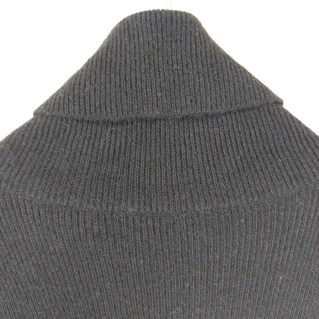 レッドヴァレンティノ カシミヤアンゴラ入 フリル フレンチニット M ブラック