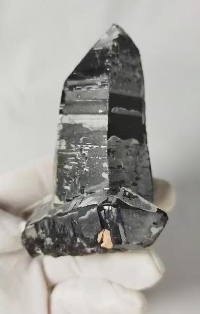 モリオン原石　黒水晶　チベット産　母岩　パワーストーン　天然石　鉱物　295g