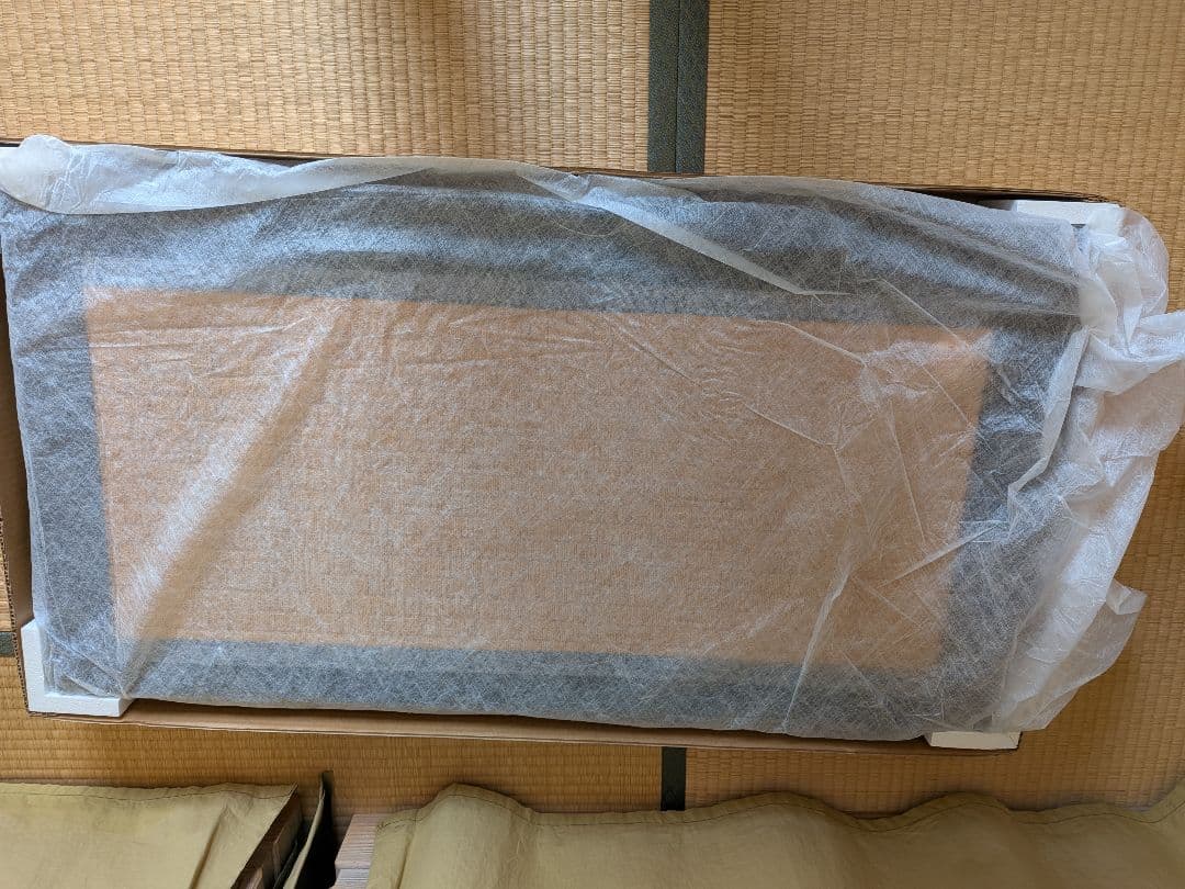 紫色 鶴の飾り用屏風　雛飾り台セット