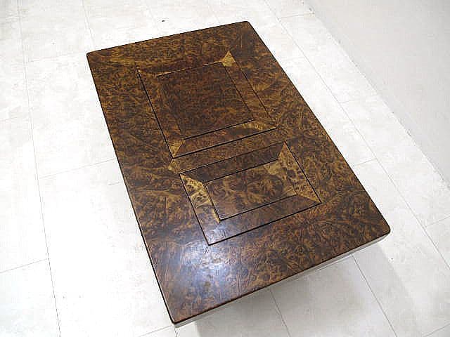 希少品 花梨瘤材総玉杢長火鉢　関西長火鉢　座敷火鉢　時代火鉢　希少杢　孔雀杢