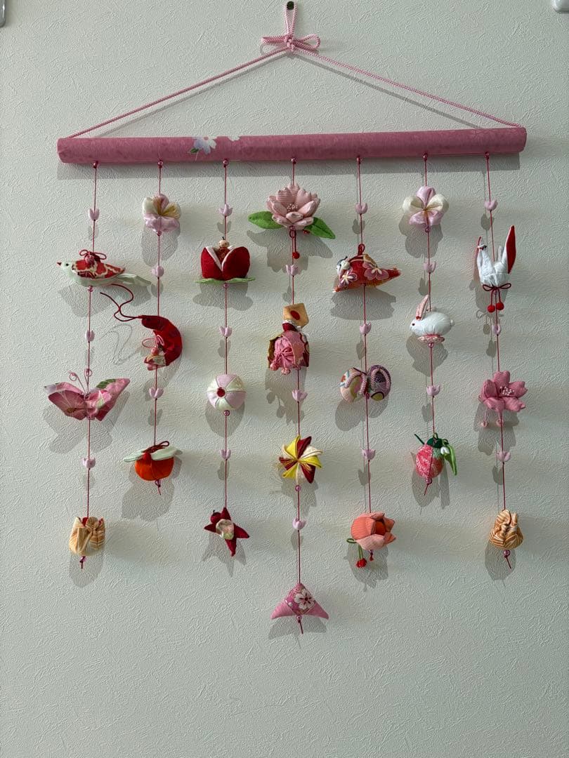 可愛いつるし雛No.169 壁掛けタイプ・ひな祭り・桃の節句・さげもんつるし飾り